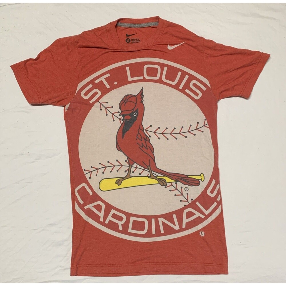 St. Louis Cardinals Shirt Mens Small Red Baseball Nike Graphic Tee